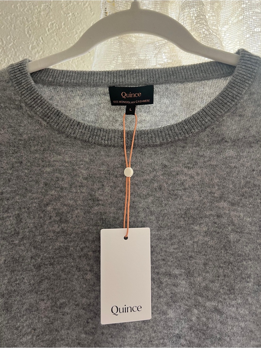 Mongolian Cashmere Crewneck Sweater - Picture 2 of 6